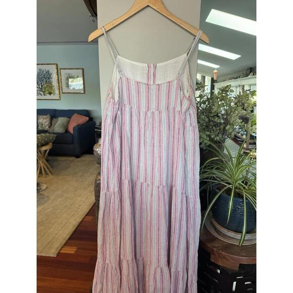 Splendid XL Striped Dress Maxi Relaxed Flowy - Picture 4 of 5